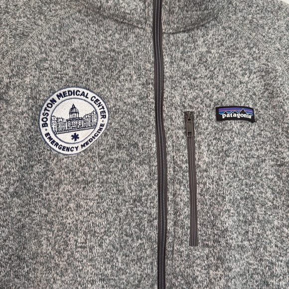 Patagonia XXL ZIP Up with Boston logo - Picture 2 of 6